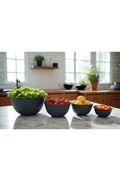 ArtPlast ROUND BOWL SET – 4 PIECES (4L, 2.5L, 1.2L, 0.5L)