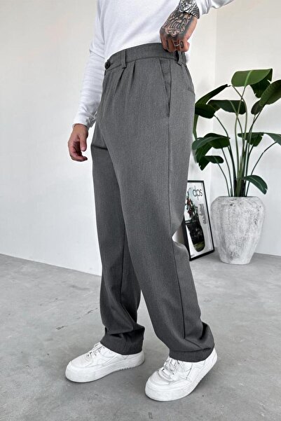 HAFKAGİYİM Тканинні штани Antrasit Basic Premium