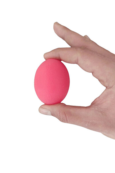 RYLMED Silicone Stress Ball Oval Therapy Ball Hand Wrist Finger Strengthening Hand Stress Exercise Ball