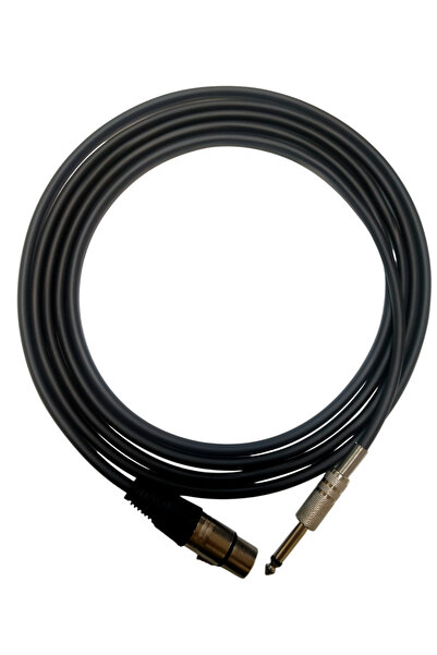 RHN R-SJXLRD15 6,3 mm Mono/XLR Dişi 1,5 Metre Enstrüman Kablosu