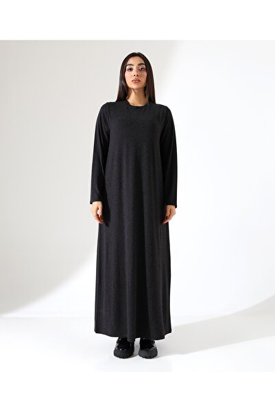 Fi'l Arz Fashion Women's Wool Viscose Long Plus Size Dress