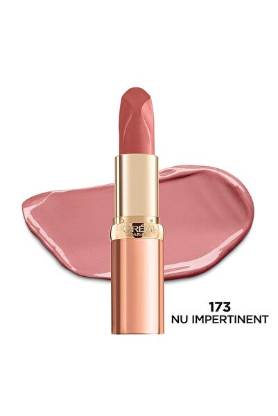 L'Oreal Paris Ruj Solid Color Riche Les Nus Ruj 173 Nu Impertinent, 0,13 oz