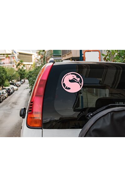 Oracal Car sticker "Mortal kombat", 17x17 cm, pink