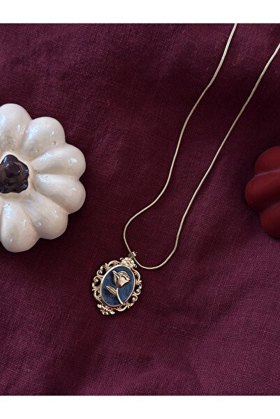 Butik Çiçek Charm Gold Kolye