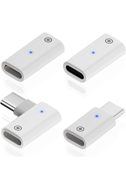 EXCEFORE محول شحن لقلم Apple Pencil الجيل الأول (عبوة من 4 قطع)