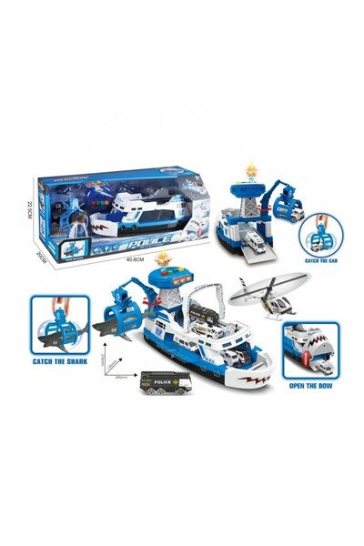 OEM Police boat with crane and catapult - Shark Attack