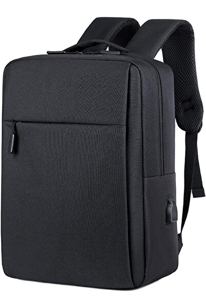 ACYYH 16" size Business Laptop Backpack with USB Port, Water-Resistant, Black