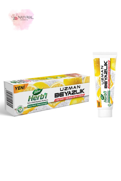 dabur herb'l DABUR HERB'I TUZ VE LİMON BEYAZLATICI DİŞ MACUNU 100gr