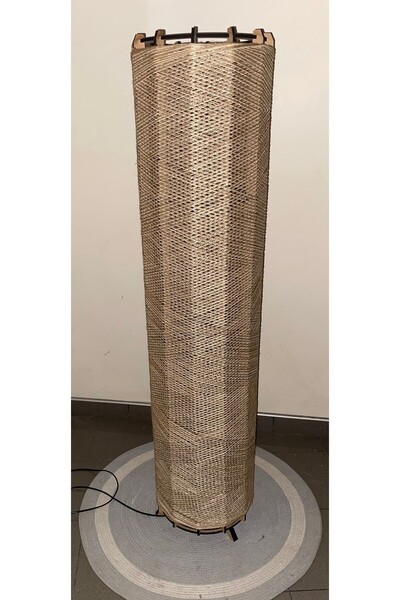 Efect Home Design Bohem,Ahşap,Jüt,Hasır,Rustik,Doğal El Yapımı Lambader 135*32