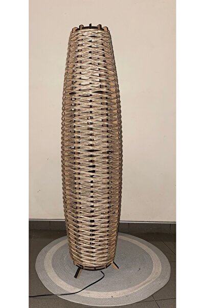 Efect Home Design Bohem,Ahşap,Jüt,Hasır,Doğal Lambader 125*32