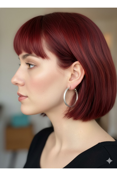 Jewerly Women's Gray Hoop Steel Earrings