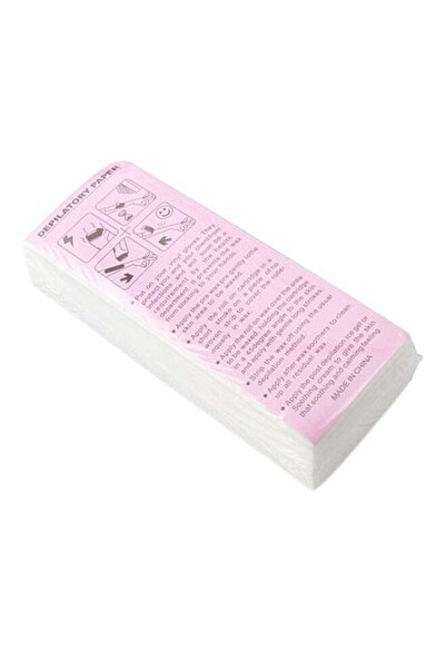 Türkiye 100-Piece Hair Removal Waxing Strips Set White