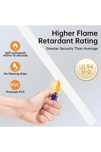 X SPRING Paintable Cable Cover Set, 400×20×10 mm – Wall-mounted Cable Hider