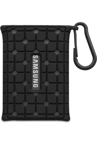 Lacdo Silicone Carrying Case for Samsung T7 Portable SSD (Black)