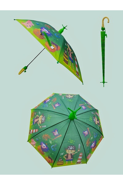 Rainwalker Ayaklı Bardaklı Ve Düdüklü Eğlenceli Dondurma Külahlı Otomatik Mekanizmalı Çoçuk Şemsiyesi
