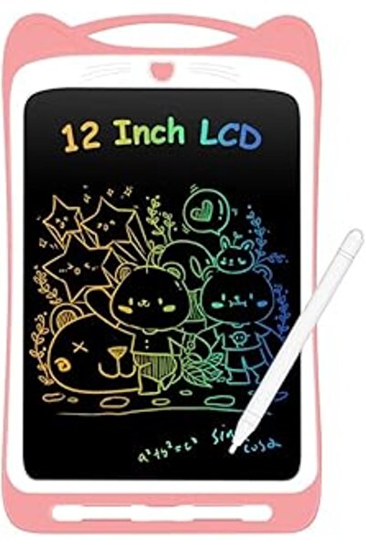 007 AGPTEK 12-inch Portable Electronic Drawing Board (Pink)
