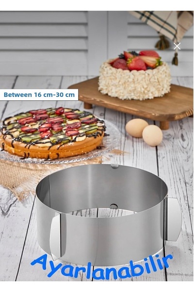 cc bin shihon Professional Adjustable Round Cake and Dessert Pan Adjustable Round Cake and Dessert Pan
