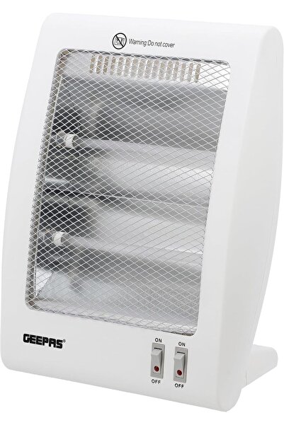 Geepas GQH28522 800W Quartz Heater with 2 Heating Power, White