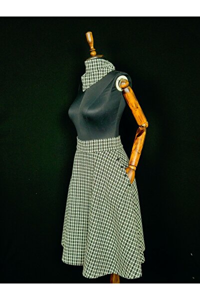 Sihirli Düğmeler Vintage Skirt Set