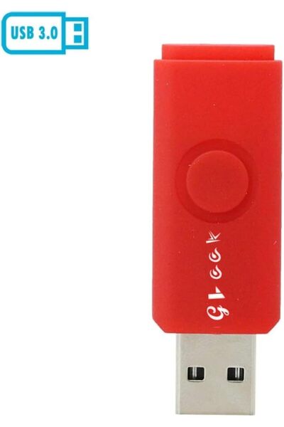 007 GLEEK USB Flash Metal USB 3.0 128GB (Red)