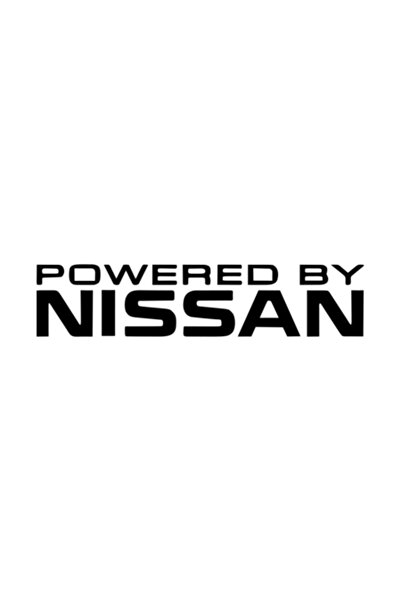 Oracal Αυτοκόλλητο αυτοκινήτου ''Powered by Nissan'', 20 εκ., Μαύρο