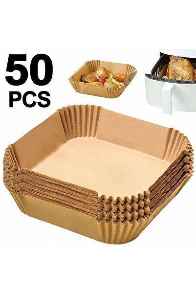 RELAXY Air Fryer Disposable Paper Liner, Air Fryer Liners Square, 20*20*4.5 Square