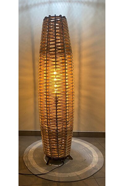 Efect Home Design Bohem,Ahşap,Jüt,Hasır,Doğal Lambader 125*32