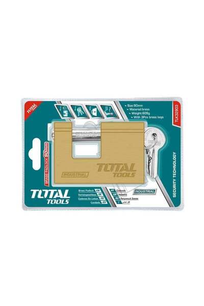 TOTAL قفل نحاس 90 مم