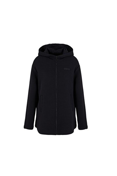 EA7 W HOODIE FZ zip-up sweatshirt