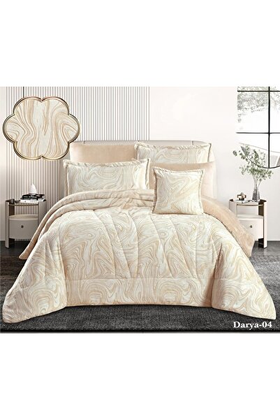 miral DaRyA double winter velvet soft fur bedspread, 7 pieces, full filling, size 260*240, for a warm winter