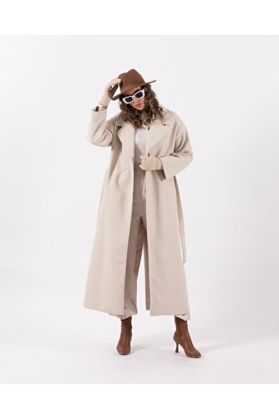 MERVE TESETTÜR Μακρύ παλτό βελονιάς