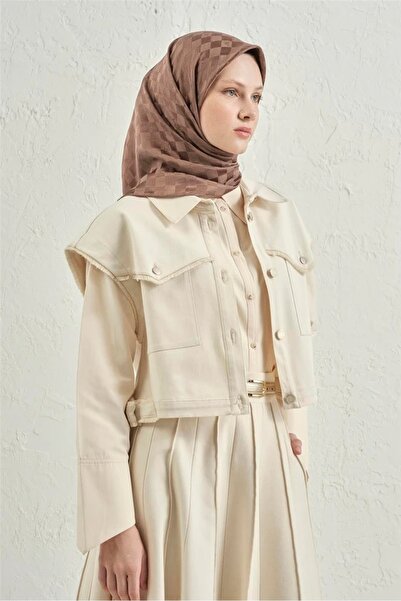 Armine 11 J. Silk Checkerboard Scarf