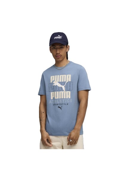 Puma Tricou GRAPHIC Stacked Graphic Tee