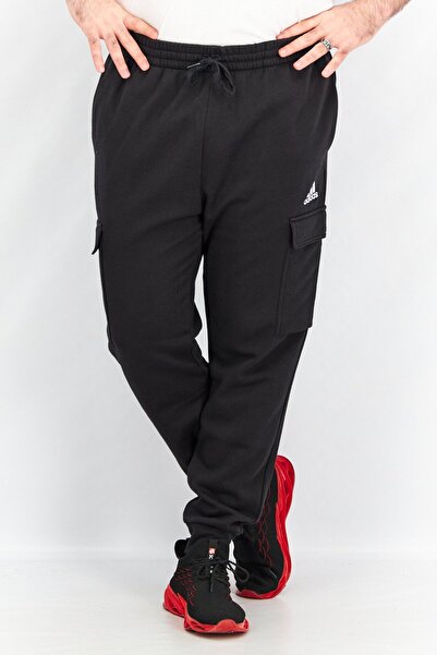 adidas Men Regular Fit Essential Fleece Training Sweatpants, Black