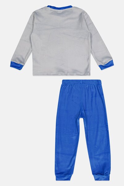 Sonic Toddlers Boy 2 Pieces Long Sleeve Top And Bottom Pajama Set, Multicolor