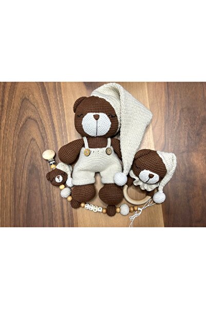 esmanın diyarı Amigurumi kahverengi uykucuayicik