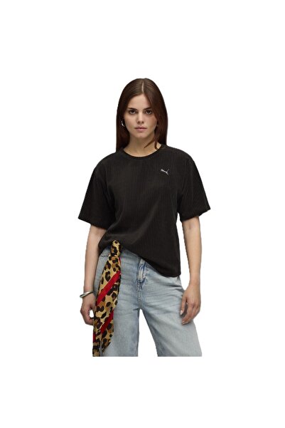 Puma Tricou ESS ELEVATED Tricou cu imprimeu de catifea