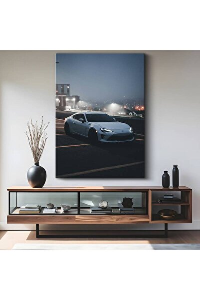 gurbaart Toyota GT86 Drift Arabası Kanvas Elegant Tablo Japon Spor Araba ve S...
