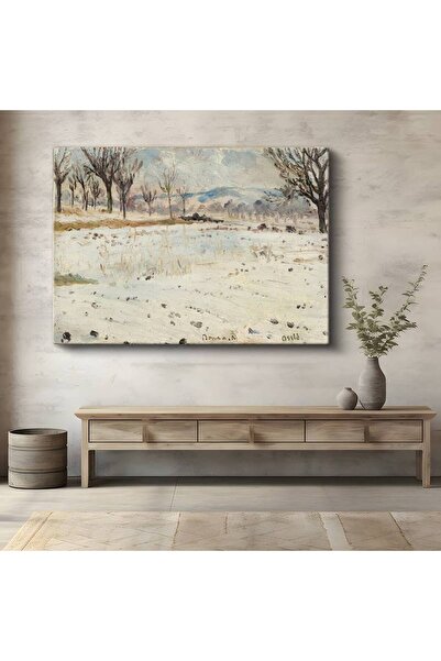 gurbaart Ivan Shishkin Kış Kar Orman Manzarası Kanvas Modern Sanat Tablo Ress...
