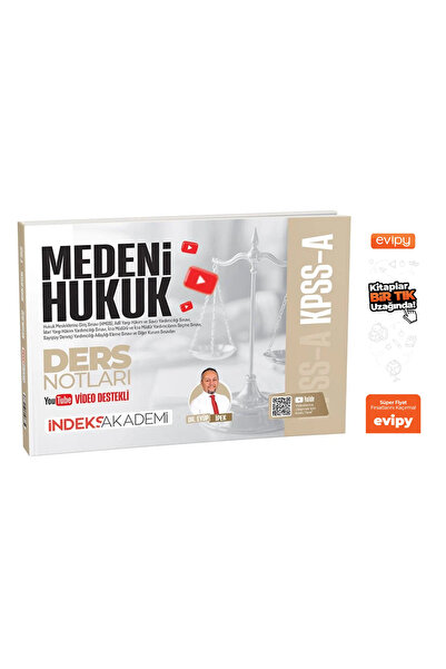 İndeks Akademi 2026 KPSS A Grubu Medeni Hukuk Video Ders Notları - Eyüp İpek ...