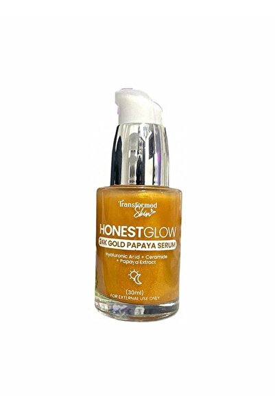 Transformed Skin سيروم البابايا الذهبي عيار ٢٤ قيراط من HonestGlow، ٣٠ مل