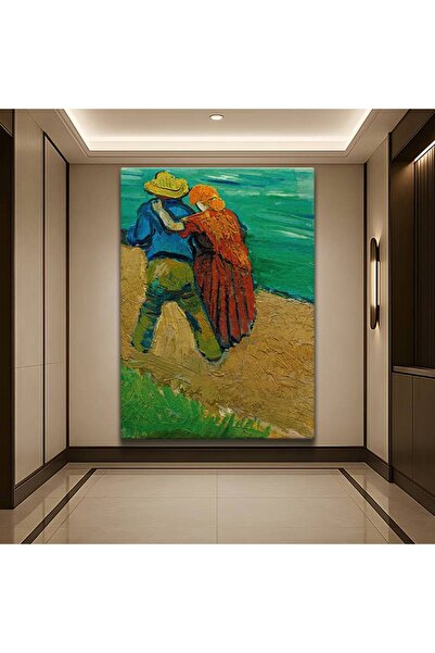 GülsenArt Vincent van Gogh Iubitorii în Arles Scenă romantică Pictură pe pânz...