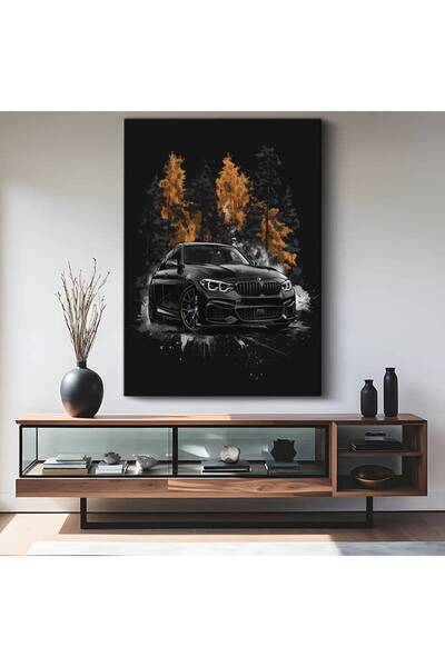 TosbArt BMW M Serisi Spor Araba Kanvas Tablo Alman Otomotiv Performansı Tablo
