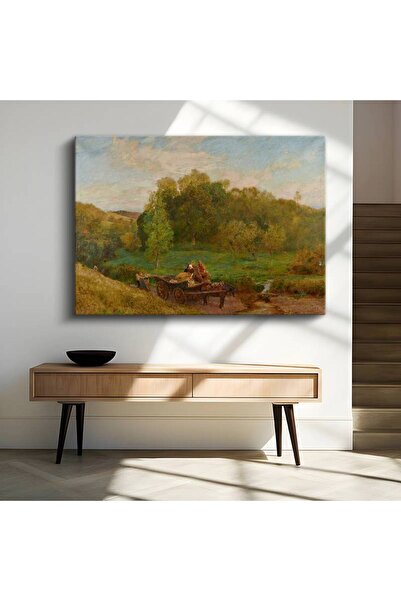GülsenArt George Inness Culorile de toamnă Peisaj natural Pictură pe pânză Pi...