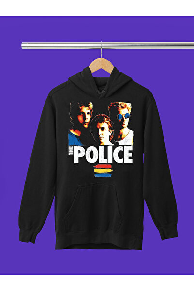 MAGORS سترة روك قطنية مطبوعة بأكمام طويلة من THE POLICE مبطن بالصوف مكونة من ...