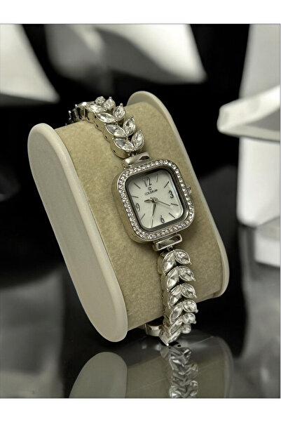 MAC CENTER Pi̇nterest Model Steel Band Wristwatch – Quartz Movement – Silver ...