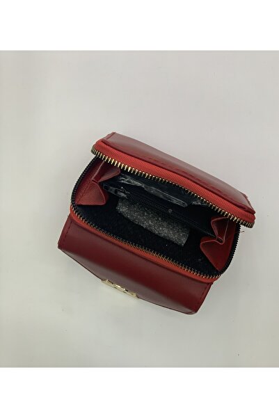 PurpleART Women's Cat Detailed Triangle Cover Medium Size Wallet 9X12X5Cm