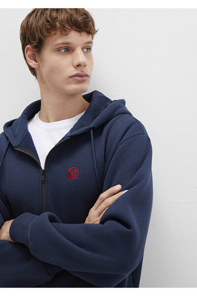 Mavi Ανδρικό φούτερ με φερμουάρ Navy Blue M066979-70490