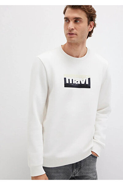 Mavi Off-White Men's Sweatshirt M0S10203-70057