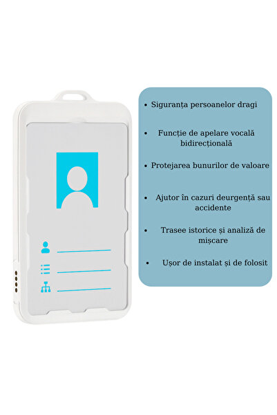 MARYALEX Ultra-Thin 4G GPS Device for Kids, Elderly, Real-Time Location, Two-Way Calling